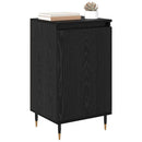 vidaXL Széf 2 pcs Fekete tölgy 40 x 35 x 70 cm Műszaki fa és vas