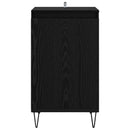 vidaXL Széf Falra szerelhető Fekete tölgy 40 x 35 x 70 cm Faanyag