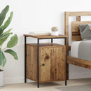 vidaXL Éjjeliszekrény 2 pcs Öreg fa 40 x 42 x 60 cm Faanyag