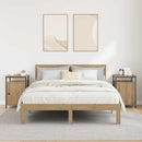 vidaXL Éjjeliszekrény 2 pcs Artisan tölgy 40 x 42 x 60 cm Faanyag