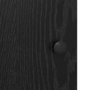 vidaXL Éjjeliszekrény Musta tammi 40 x 42 x 60 cm Faanyag