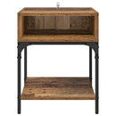 vidaXL Éjjeli asztal Régi fa 40 x 40 x 50 cm Faanyag