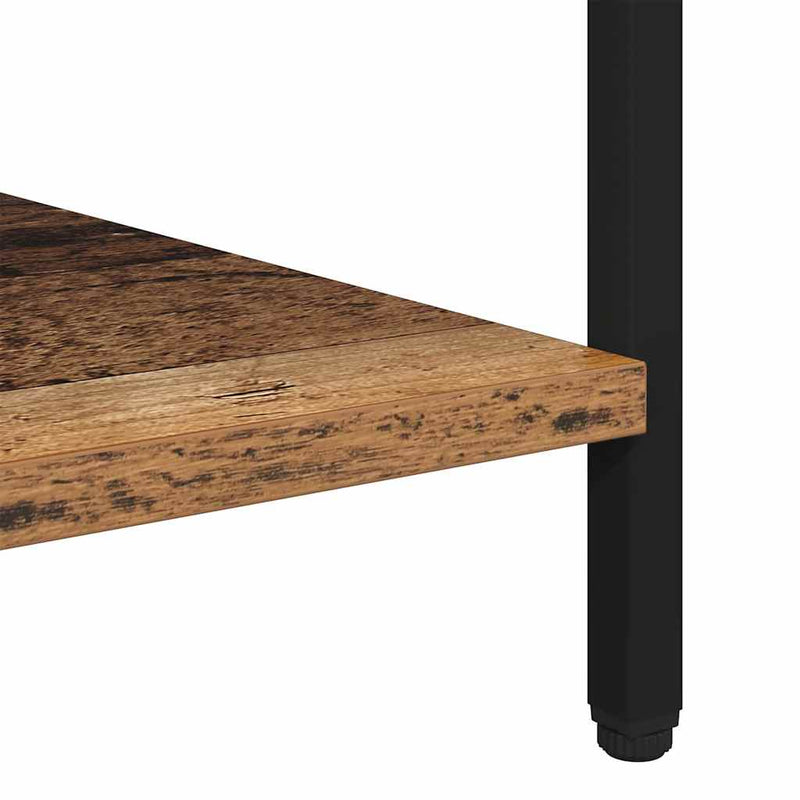 vidaXL Éjjeli asztal 2 pcs Régi fa 40 x 40 x 50 cm Faanyag