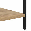 vidaXL Éjjeli asztal 2 pcs kézműves tölgy 40 x 40 x 50 cm Faanyag