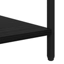 vidaXL Éjjeli asztal 2 pcs Fekete tölgy 40 x 40 x 50 cm Faanyag