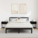 vidaXL Éjjeli asztal 2 pcs Musta tammi 40 x 40 x 50 cm Faanyag