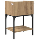 vidaXL Éjjeli asztal fiókkal Artisan tölgy 40 x 29 x 60 cm Faanyag