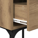 vidaXL Éjjeli asztal 2 pcs Artisan tölgy 40 x 29 x 60 cm Faanyag