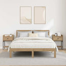 vidaXL Éjjeli asztal 2 pcs kézműves tölgy 40 x 29 x 60 cm Faanyag