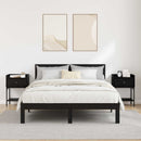 vidaXL Éjjeli asztal 2 pcs Fekete tölgy 40 x 29 x 60 cm Faanyag