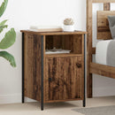 vidaXL Éjjeliszekrény 2 pcs Öreg fa 40 x 42 x 60 cm Faanyag
