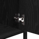 vidaXL Éjjeliszekrény 2 pcs Fekete tölgy 40 x 42 x 60 cm Faanyag