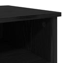 vidaXL Éjjeliszekrény 2 pcs Fekete tölgy 40 x 42 x 60 cm Faanyag