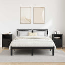 vidaXL Éjjeliszekrény 2 pcs Fekete tölgy 40 x 42 x 60 cm Faanyag