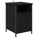 vidaXL Éjjeliszekrény 2 pcs Fekete tölgy 40 x 42 x 60 cm Faanyag