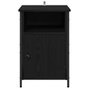 vidaXL Éjjeliszekrény 2 pcs Fekete tölgy 40 x 42 x 60 cm Faanyag
