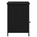 vidaXL Éjjeliszekrény 2 pcs Fekete tölgy 40 x 42 x 60 cm Faanyag