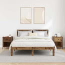 vidaXL Éjjeliszekrény fiókkal 2 pcs Régi fa 40 x 42 x 50 cm Faanyag