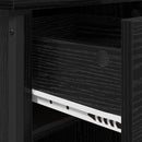 vidaXL Éjjeliszekrény 2 pcs Musta tammi 40 x 42 x 50 cm Faanyag