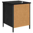 vidaXL Éjjeliszekrény 2 pcs Fekete tölgy 40 x 42 x 50 cm Faanyag