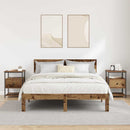 vidaXL Éjjeliszekrény fiókkal 2 pcs Régi fa 40 x 42 x 56 cm Faanyag