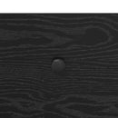vidaXL Éjjeliszekrény fiókkal Musta tammi 40 x 42 x 56 cm Faanyag