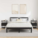 vidaXL Éjjeliszekrény 2 pcs Fekete tölgy 40 x 42 x 56 cm Faanyag