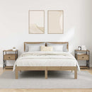 vidaXL Éjjeliszekrény 2 pcs kézműves tölgy 40 x 42 x 55 cm Faanyag