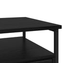 vidaXL Éjjeliszekrény 2 pcs Fekete tölgy 40 x 42 x 55 cm Faanyag