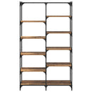 vidaXL Könyvespolc Régi fa 100 x 32 x 170 cm Faanyag