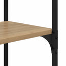 vidaXL Könyvespolc kézműves tölgy 100 x 32 x 170 cm Faanyag
