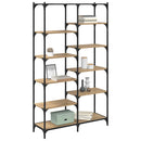 vidaXL Könyvespolc kézműves tölgy 100 x 32 x 170 cm Faanyag