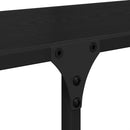 vidaXL Könyvespolc Musta tammi 100 x 32 x 170 cm Faanyag