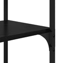 vidaXL Könyvespolc Musta tammi 100 x 32 x 170 cm Faanyag