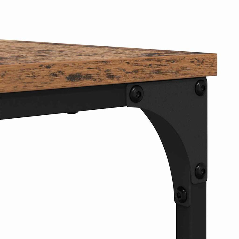 vidaXL Dohányzóasztal 2 pcs Öreg fa Faanyag