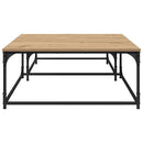 vidaXL Dohányzóasztal 2 pcs Artisan tölgy Faanyag