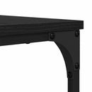 vidaXL Dohányzóasztal 2 pcs Fekete tölgy Faanyag