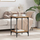 vidaXL Dohányzóasztal Öreg fa 40 x 40 x 55 cm Faanyag