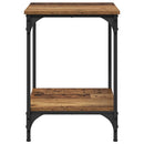 vidaXL Dohányzóasztal Öreg fa 40 x 40 x 55 cm Faanyag