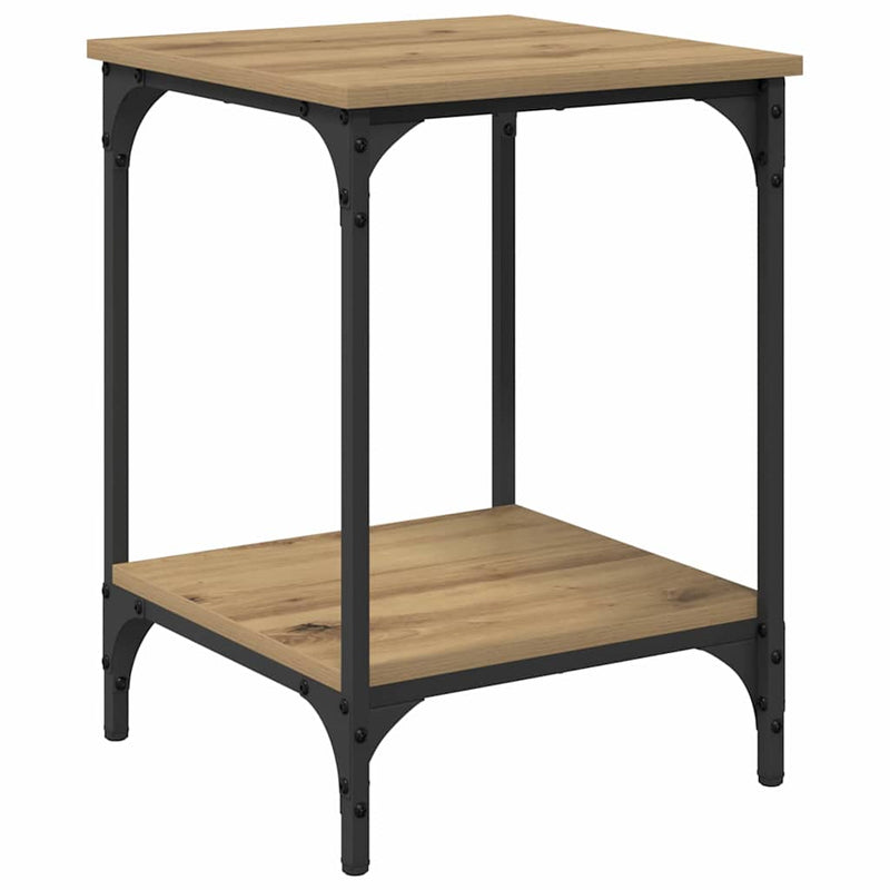 vidaXL Dohányzóasztal Artisan tölgy 40 x 40 x 55 cm Faanyag