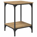 vidaXL Dohányzóasztal Artisan tölgy 40 x 40 x 55 cm Faanyag