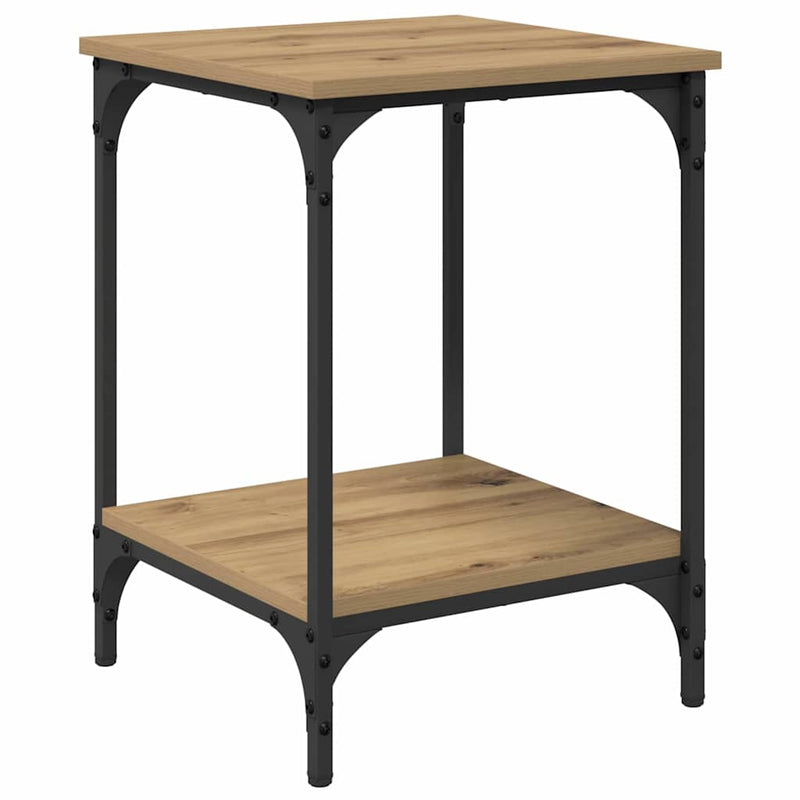 vidaXL Dohányzóasztal Artisan tölgy 40 x 40 x 55 cm Faanyag