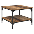 vidaXL Dohányzóasztal Öreg fa 55 x 55 x 40 cm Faanyag