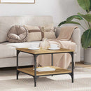 vidaXL Dohányzóasztal Artisan tölgy 55 x 55 x 40 cm Faanyag