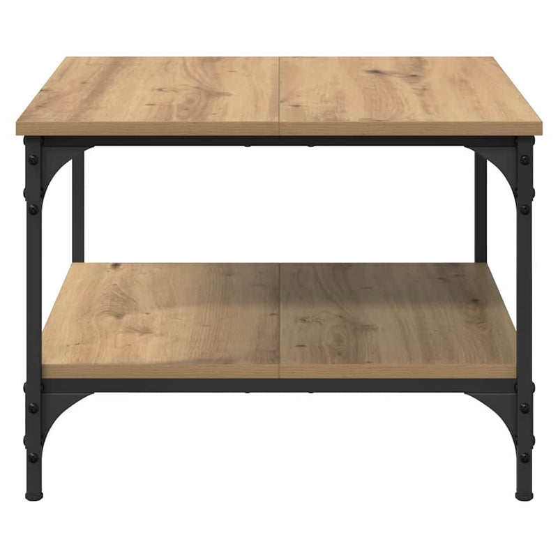 vidaXL Dohányzóasztal Artisan tölgy 55 x 55 x 40 cm Faanyag