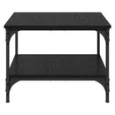 vidaXL Dohányzóasztal Fekete tölgy 55 x 55 x 40 cm Faanyag