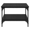 vidaXL Dohányzóasztal Fekete tölgy 55 x 55 x 40 cm Faanyag