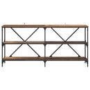 vidaXL Konzolasztal Öreg fa 160 x 30 x 75 cm Szerelt Fa