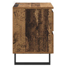 vidaXL Éjjeliszekrény fiókkal 2 pcs Öreg fa 40 x 35 x 50 cm Faanyag