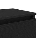 vidaXL Éjjeliszekrény 2 pcs Musta tammi 40 x 35 x 50 cm Faanyag